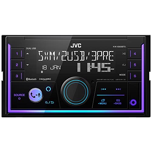 JVC KW-X855BTS Bluetooth Car Stereo Digital Media Receiver with USB Port, AM/FM Radio, MP3 Player, Amazon Alexa, Android, iPhone, Double DIN, 13-Band EQ… JVC KW-X855BTS Bluetooth Car Stereo Digital Media Receiver with USB Port, AM/FM Radio, MP3 Player, Amazon Alexa, Android, iPhone, Double DIN, 13-Band EQ…